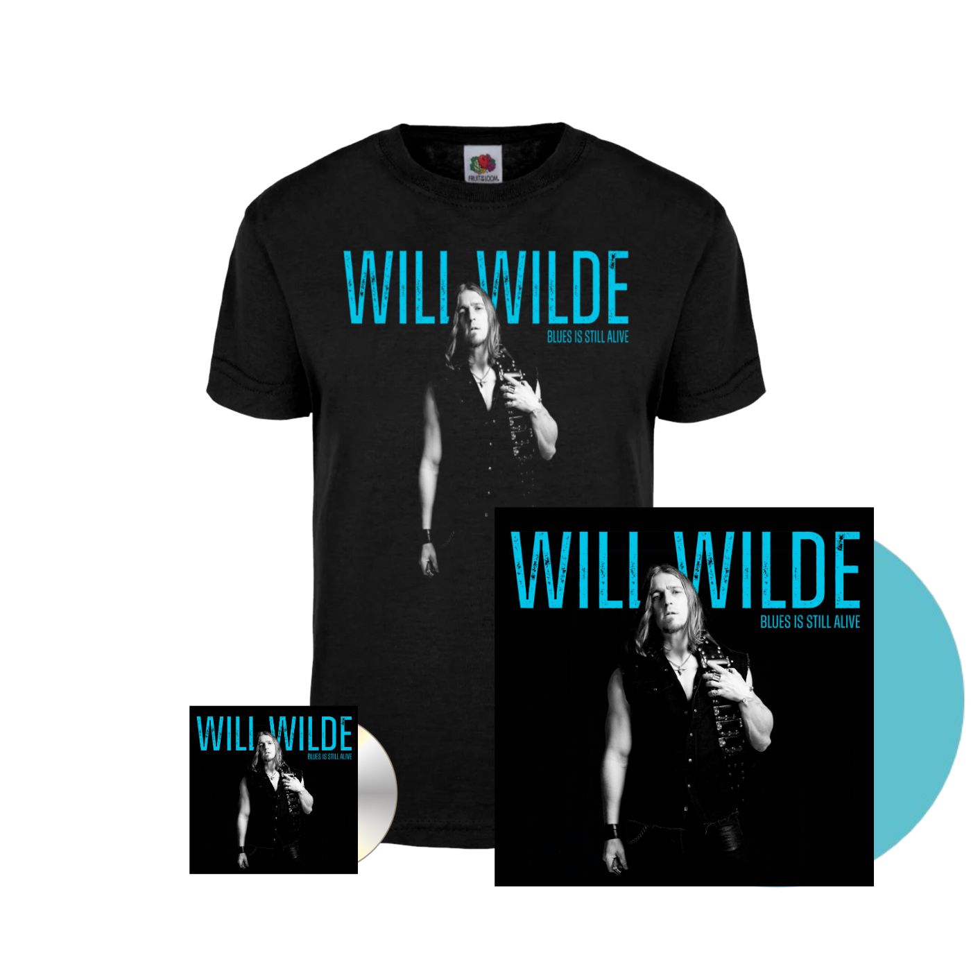 Blues Is Still Alive CD, Vinyl & T Shirt Bundle