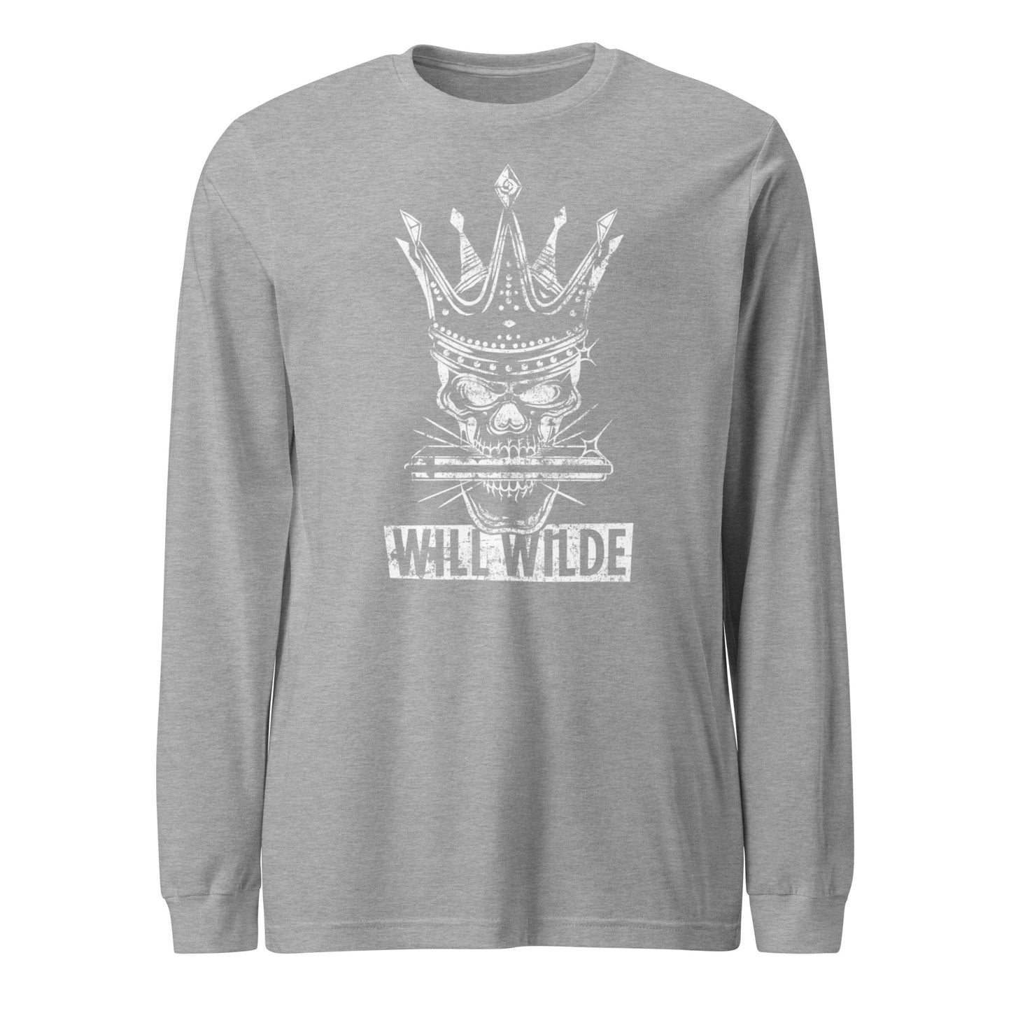 Will Wilde Skull Harmonica Unisex Long Sleeve Tee